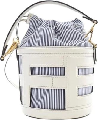 Fendi Pre-owned Bucket Bags, female, White, Size: ONE SIZE Pre-owned The Step Out Bucket Bag