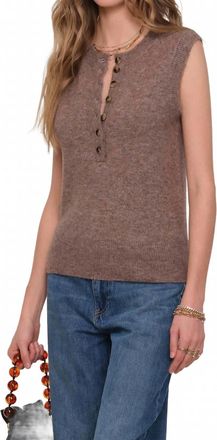 Heartloom Bianca Top In Taupe