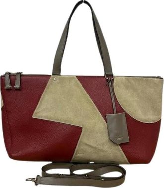 Bally Pre-owned Tote Bags, female, Multicolor, Size: ONE SIZE Pre-owned Leather 2way bag