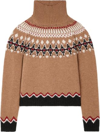 Alanui Maglione dolcevita Sweet Winter - Marrone