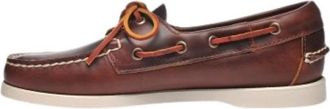 Sebago Docksides Portland - Dames - Bootschoenen - Bruin - 38 EU - Leer - Schoenen