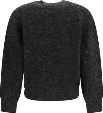 Isabel Marant Womens Atlee Cotton-Blend Sweater Black