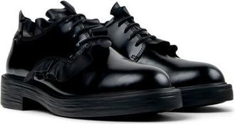 Camper Dean Polka Dot Derby in Black Black at Nordstrom, Size 36