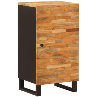 vidaXL Armario Auxiliar Marr&oacute;n 40 X 33 X 75 Cm Madera De Mango Maciza Vidaxl