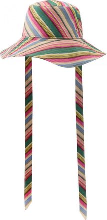 Helen Kaminski Kiyoma Stripe Organic Cotton Bucket Hat at Nordstrom, Size Medium