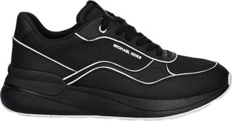 Michael Kors Trevor Sneakers - Heren - Sneakers - Zwart - 40 EU - Leer - Schoenen