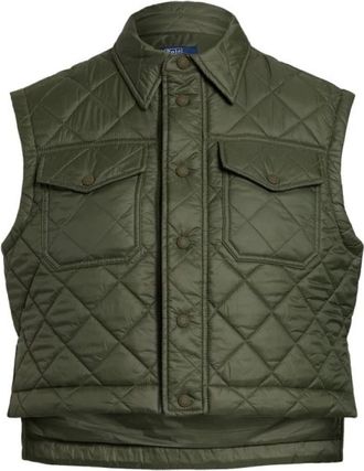 Ralph Lauren Parka Vest - Dames - Bodywarmers - Groen - M - Jassen