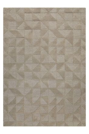 Wecon Home Alfombra beige arena dise&ntilde;o tufting a mano con relieve 300x400