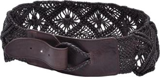 Eleventy cintura - Dames - Riemen - Bruin - 85 CM - Leer - Accessoires