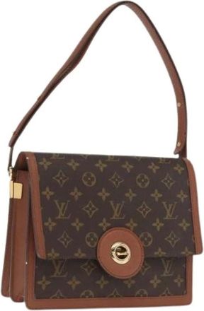 Louis Vuitton Pre-owned Shoulder Bags, female, Brown, Size: ONE SIZE Pre-owned Vintage Canvas Shoulder Bag