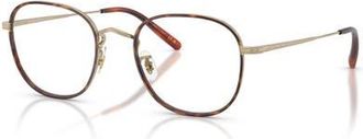 Oliver Peoples 50mm Phantos optical glasses in Gold at Nordstrom