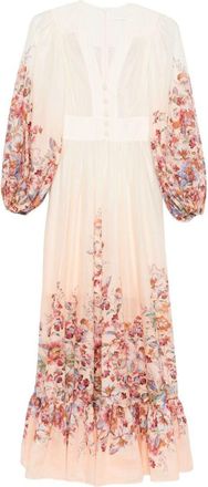 Zimmermann Long Multicoloured Cotton Dress