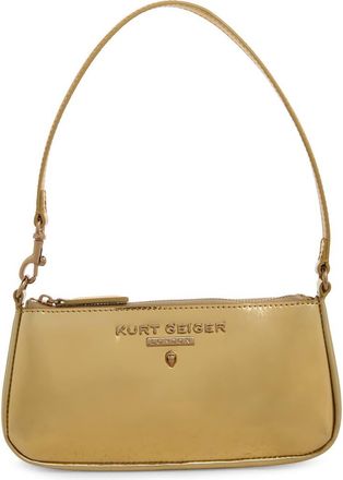 Kurt Geiger Highgate Small Wristlet Shoulder Bag in Gold at Nordstrom Rack