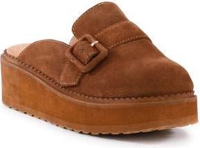 Seychelles Come Together Platform Wedge Loafer Mule in Brown at Nordstrom Rack, Size 8.5