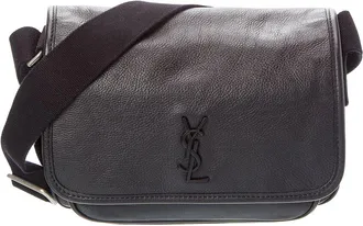 Saint Laurent Niki Small Leather Messenger Bag