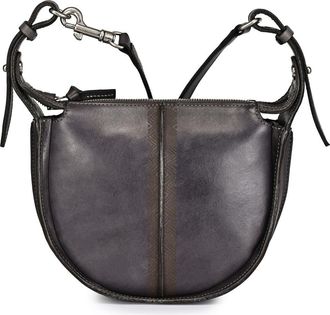 OLD TREND Dahlia Genuine Leather Compact Structured Crossbody in Grey at Nordstrom