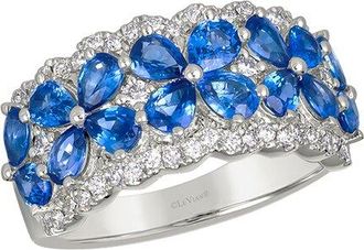 Le Vian Platinum 3.10 Ct. Tw. Diamond & Sapphire Ring