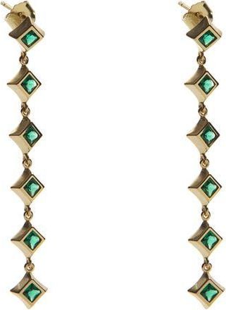Argento Vivo Linear Cubic Zirconia Drop Earrings in Gold at Nordstrom Rack