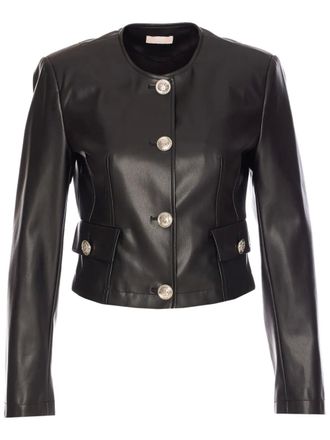 Liu Jo cropped jacket - Black