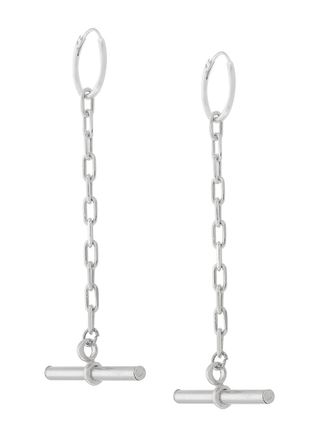 Coup de Coeur bar drop earrings - Metallic