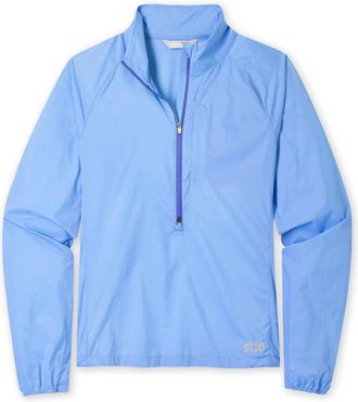Stio | Womens Second Light Pullover Jacket, Size Medium in Chicory Flower
