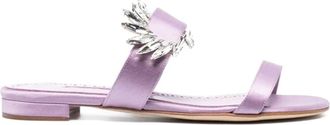 Manolo Blahnik Chivela 010 Flat Sandals