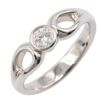 Tiffany & Co. Silver Clear Platinum 950 Band Ring (Pre-Owned)