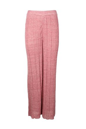 Collection Priv&eacute;e Wide-Leg Linen Cotton Trousers