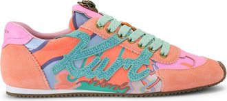 Kurt Geiger Womens Suede Fabric Islington Sneakers - Multicolour - Size UK 8