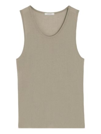 Christophe Lemaire ribbed crewneck tank top - Neutrals