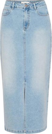 Cream CREbba Denim Rok - Dames - Spijkerrokken - Blauw - S - Denim - Rokken