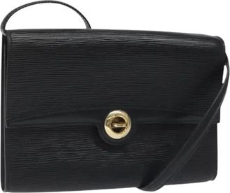 Louis Vuitton Pre-owned Cross Body Bags, female, Black, Size: ONE SIZE Pre-owned Epi Leather Shoulder Bag