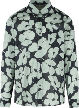 Dries Van Noten Corbino Black Cotton Shirt