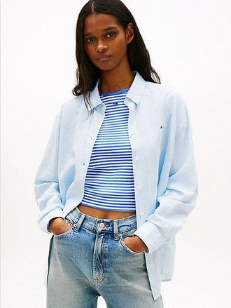 Tommy Hilfiger Relaxed Fit Linen Blend Shirt