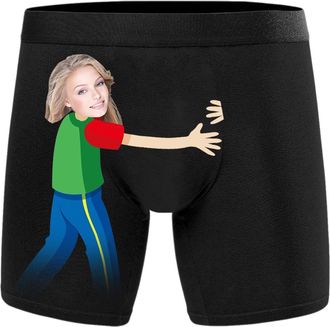 Generic Personalised Boxers For Men With Face Photo Mens Boxers Custom Funny Shorts for Men Underwear Personalised Gifts for Valentines, Anniversary, Birthday