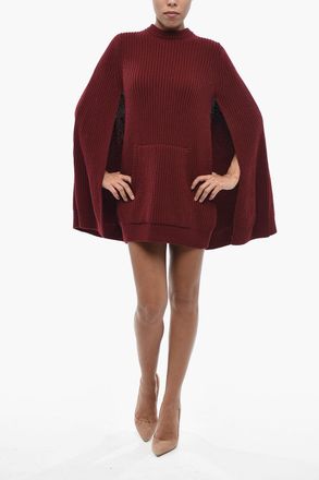 Max Mara SFILATA Solid-Color Knit Dress ASTORIA With Patch Pocket Max Mara