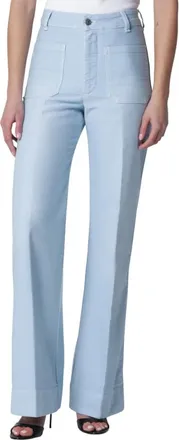 Victoria Beckham Alina Jean Regular - Dames - Flared Jeans - Blauw - W28 - Katoen - Jeans