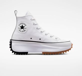Converse Run Star Hike Platform Foundational Leather Black