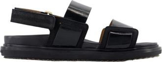 Marni Fussbett Sandals - Marni - Leather - Black