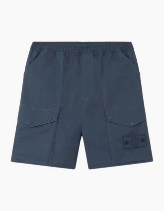 Stone Island Mens S0F01 Ghost Cargo Shorts Blue - Size: 32/34