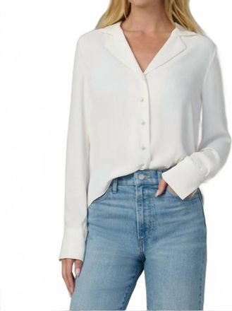 Joe's Mia Blouse In Ecru