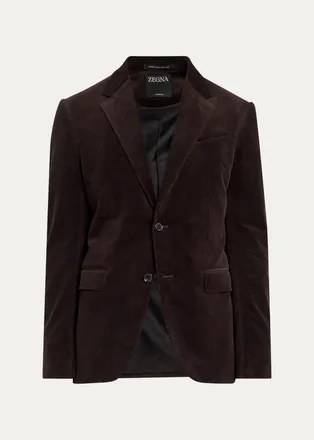 Ermenegildo Zegna Mens Cashco Single-Breasted Suit