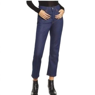 Levi's Wedgie High Waist Straight Leg Jean In Blue