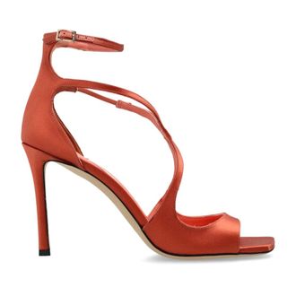 Jimmy Choo London High Heel Sandals, female, Orange, Size: 6 1/2 US Azia 95 Heeled Sandals