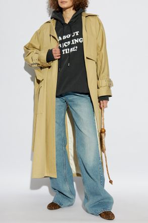 Gestuz Coat With Belt, Womens, Beige