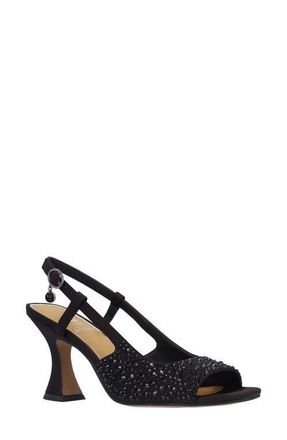 J. Rene&eacute; Loredana Slingback Sandal in Black at Nordstrom, Size 10.5
