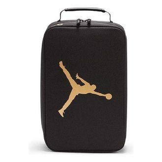 Air Jordan logo Shoe Bag Black Gold DH0415-010