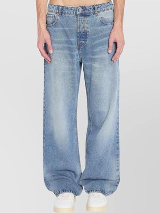 Ami denim wide-leg jeans