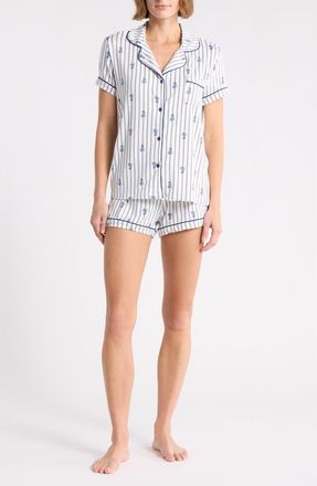 Tart Dixie Butter Soft Shorts Pajamas in Floral Stripe at Nordstrom Rack, Size X-Large