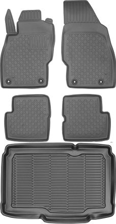 OEM Juego De Alfombrillas Para Coche Y Maletero Para Opel Corsa D Hatchback (2006-2015)